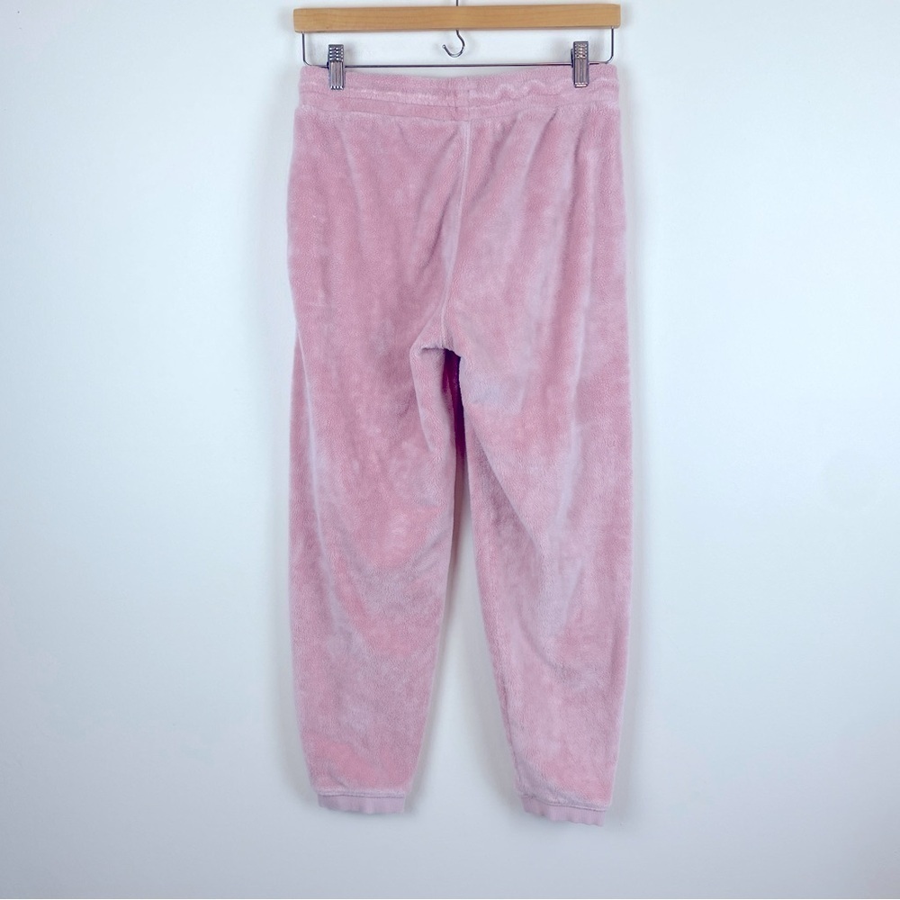 Athleta Girl Feelin' Great Pink Plush Velour Jogger - Picture 2 of 5